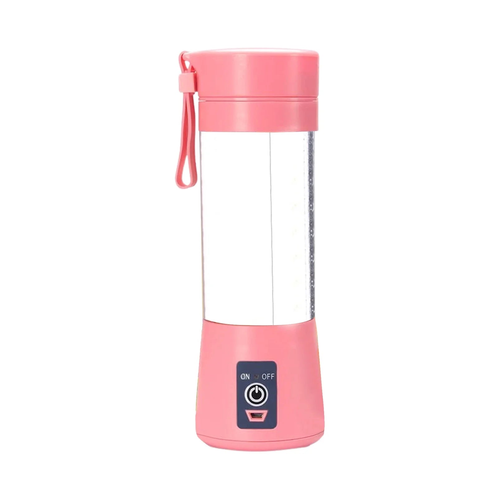 Portable USB Rechargeable Blender, 6-Blade Handheld Juicer for Shakes, 380Ml Capacity, Easy Clean,Travel & Outdoor Use